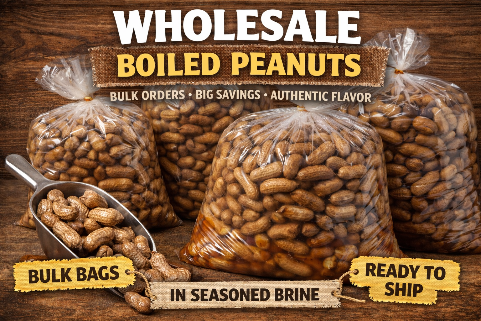 Boiled Peanuts 16lb Case